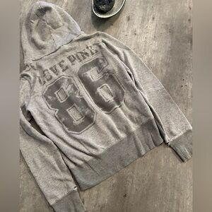 Vintage Victoria's Secret PINK Heathered Zip-Up